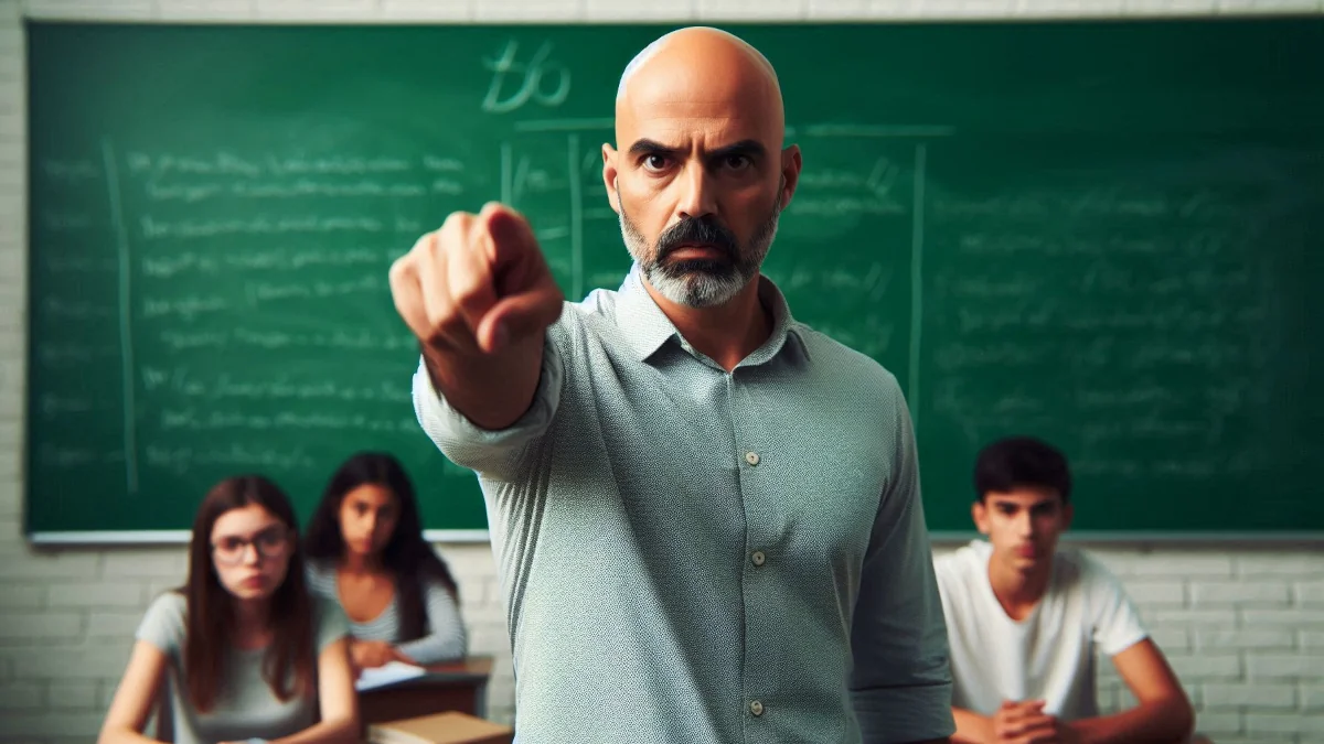 cosas echar clase universidad profesor enfadado enojado