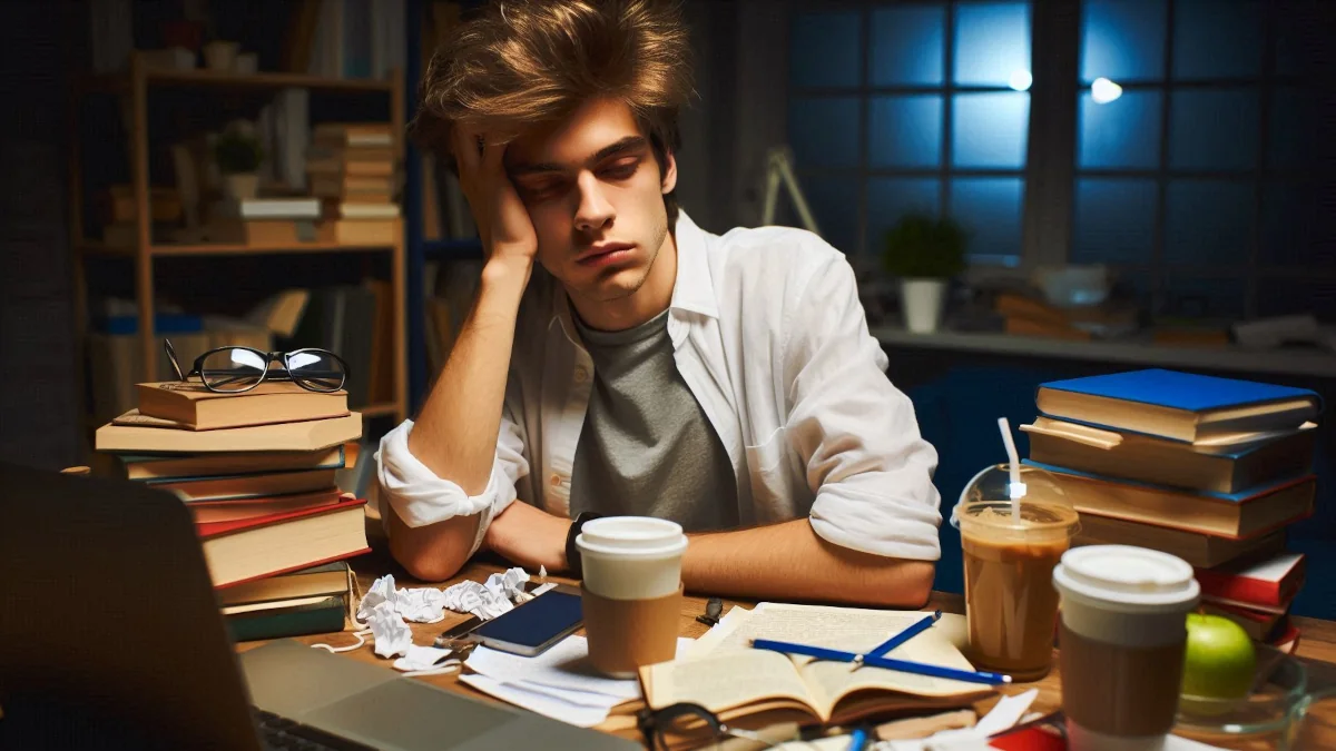 drinking too much coffe students