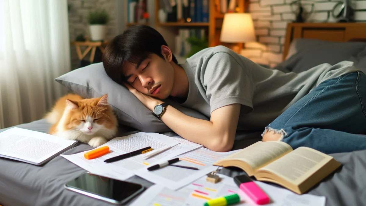 por qué no hay que estudiar acostado en la cama