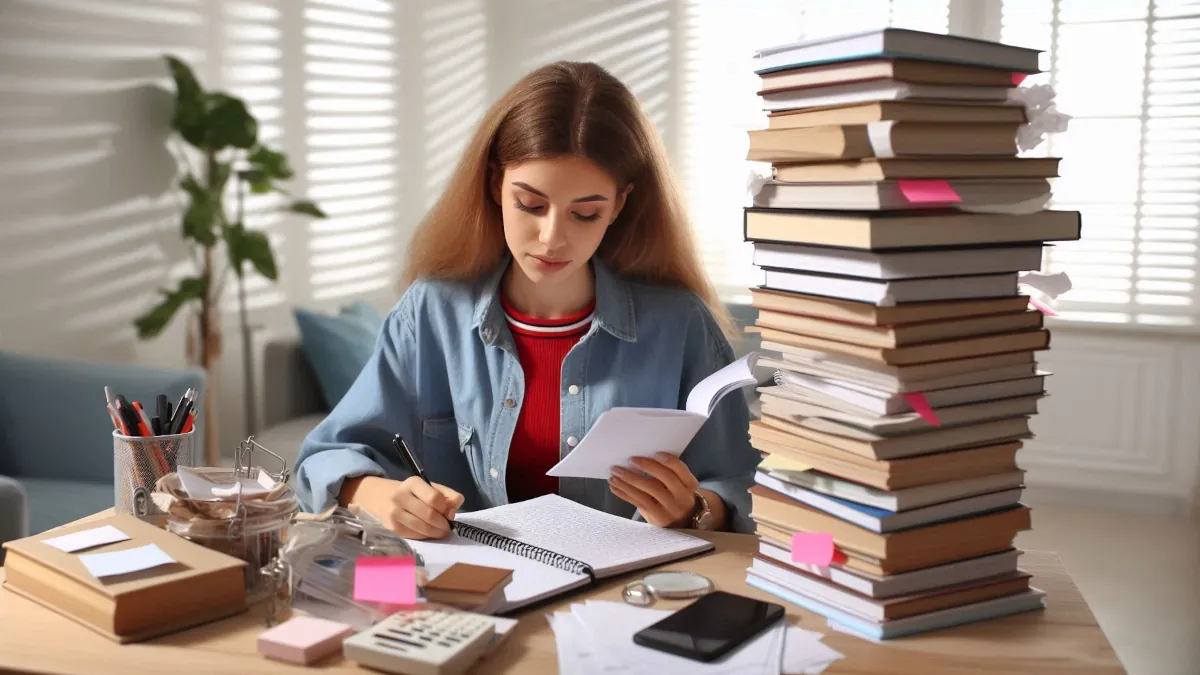 estudiar grandes volumenes de texto