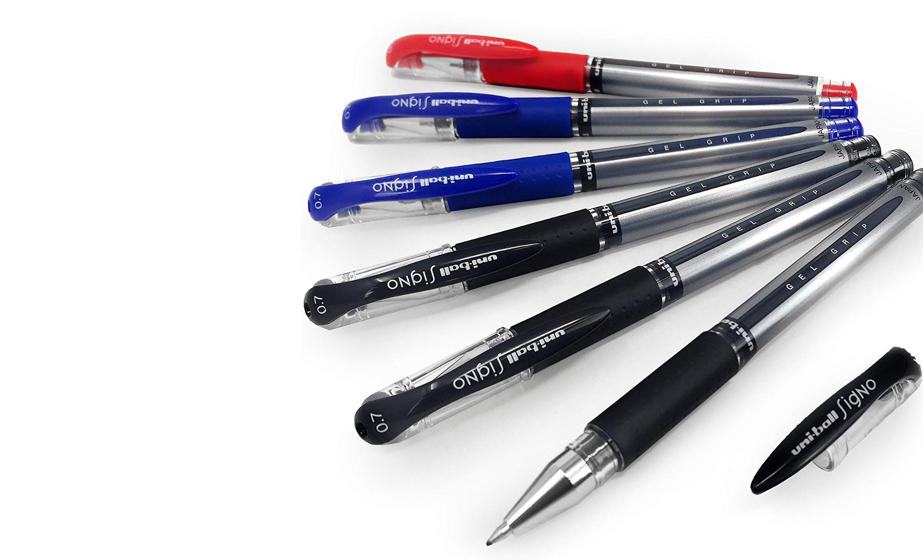 Hermoso bolígrafo Negro/Azul recarga oleosa acero inoxidable el mejor regalo de bolígrafo para hombres y mujeres y bolígrafo de gel oficina administrativa profesional 