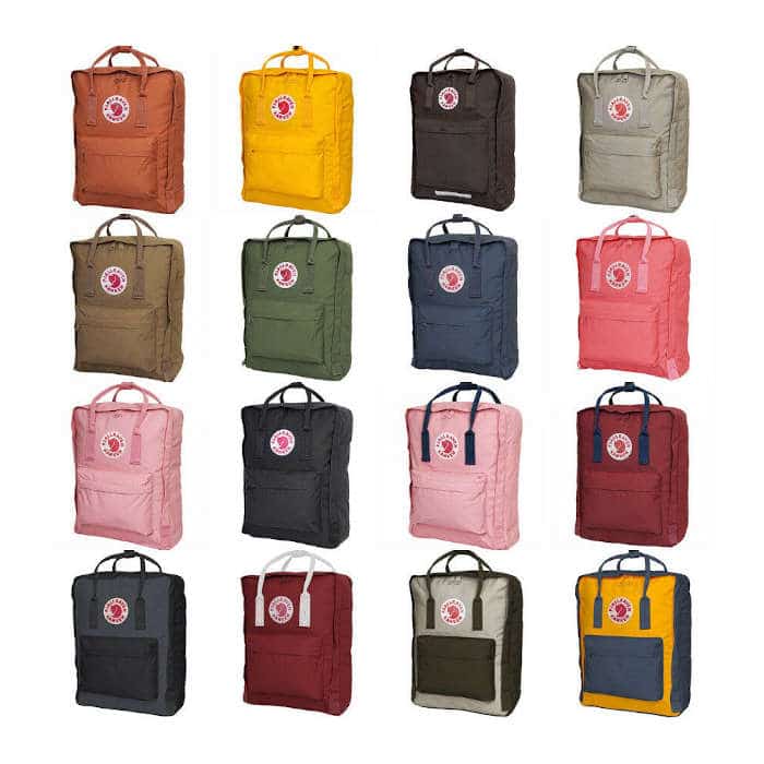 mochilas kanken colores disponibles