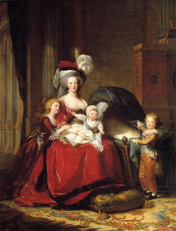 María Antonieta y sus hijos (1787)