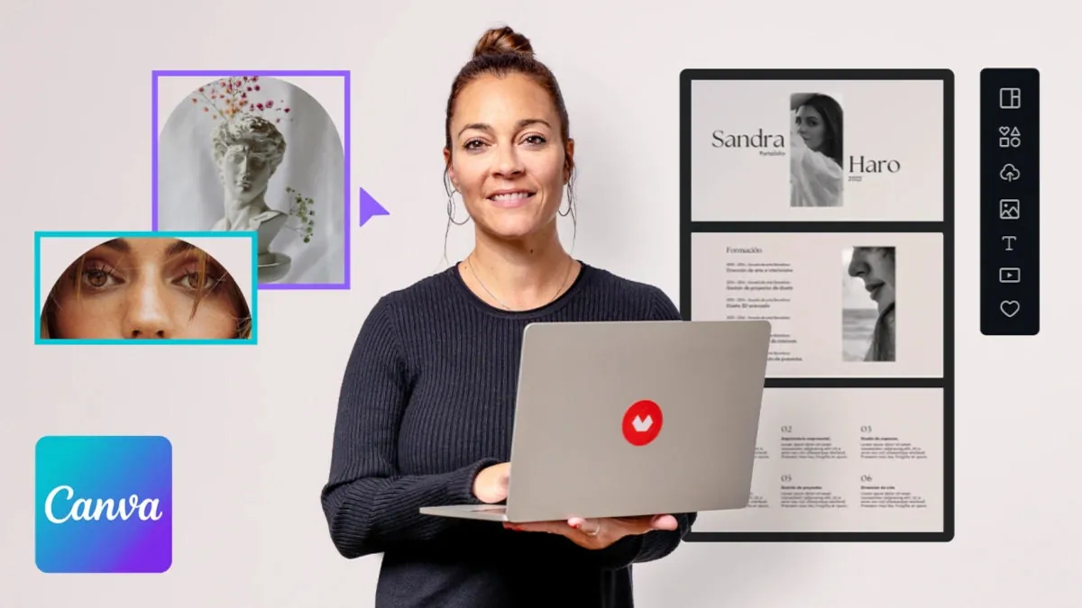 Curso de Canva online y en español. Crea diseños alucinantes.