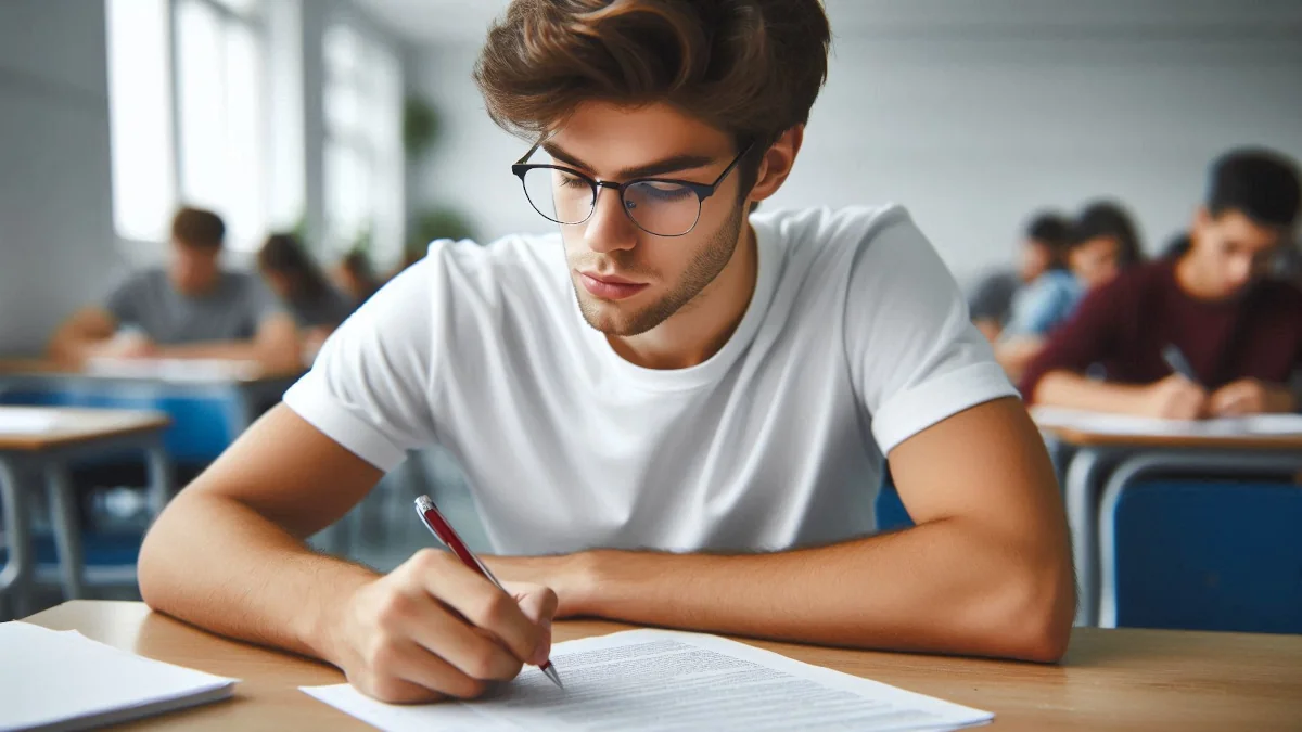 cómo es un examen en la universidad