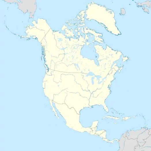mapa división política américa del norte norteamérica