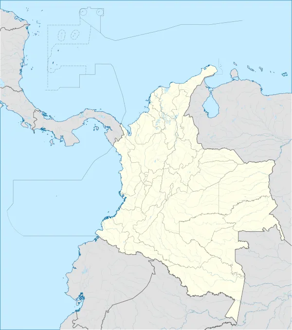 mapa de colombia departamentos