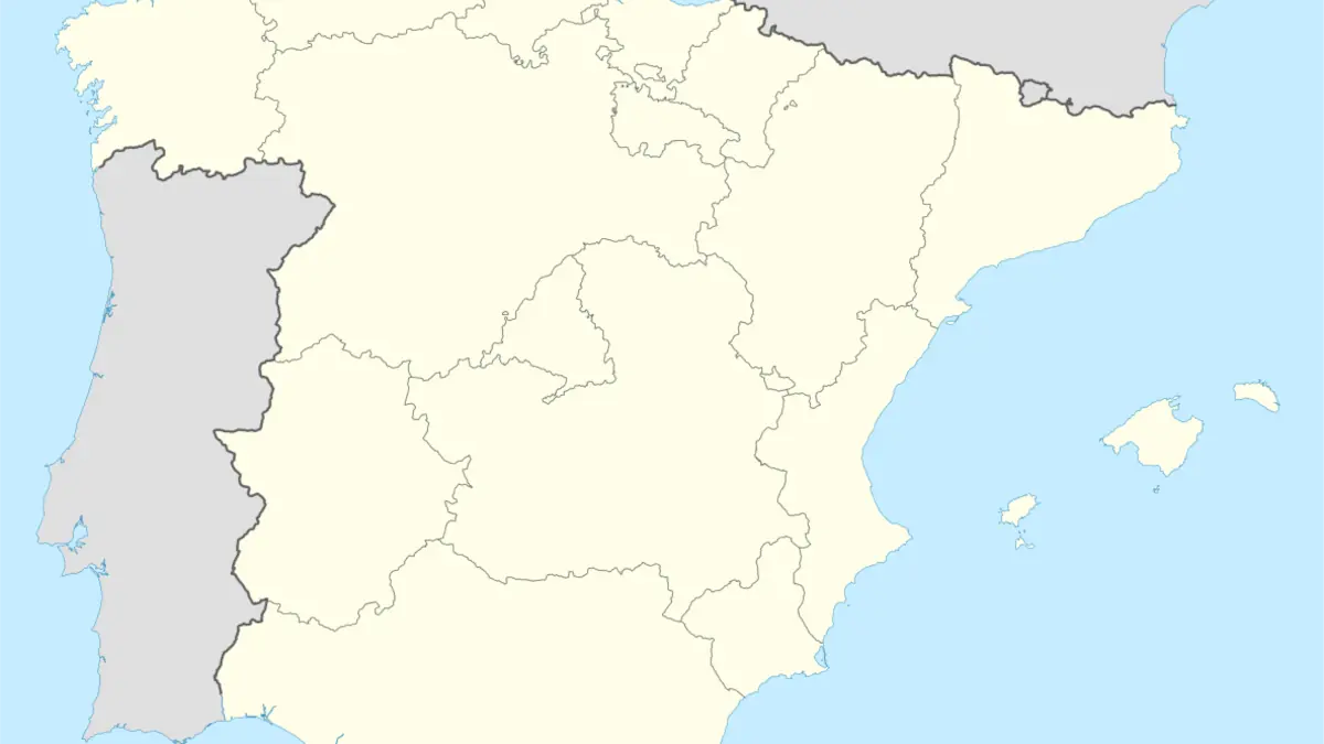 Mapa de españa para descargar e imprimir