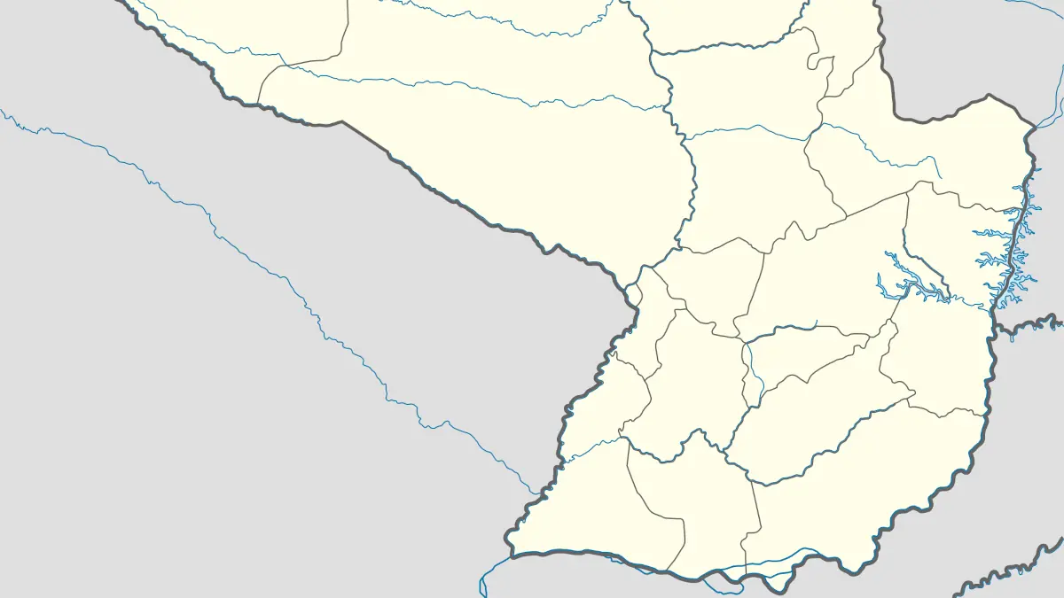 mapa paraguay a4 PDF imprimir