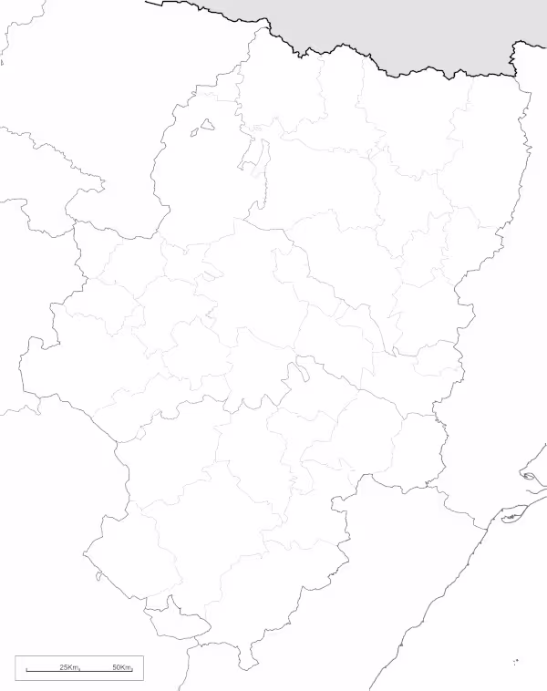 mapa de aragón