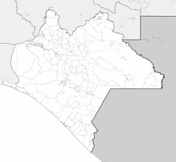 mapa de chiapas méxico