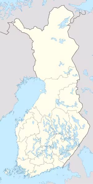 mapa de finlandia