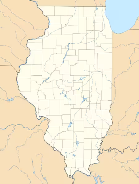 mapa de illinois