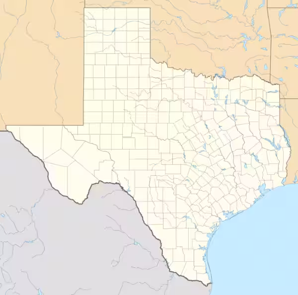 texas state map united states