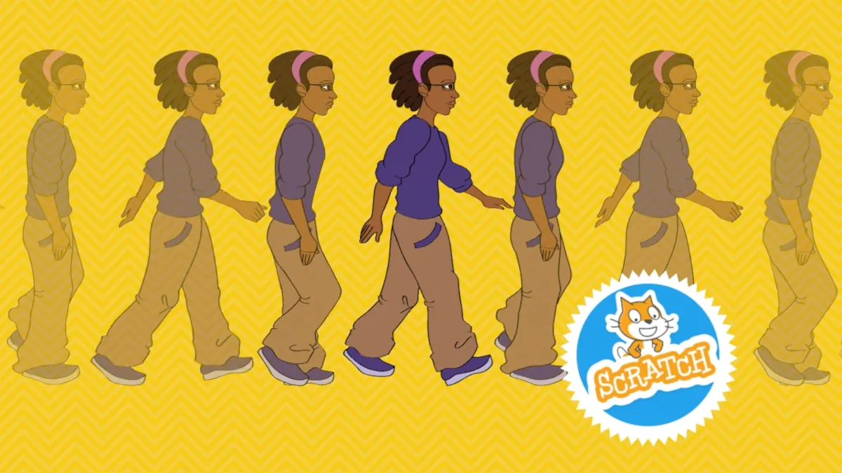 caminata animación scratch