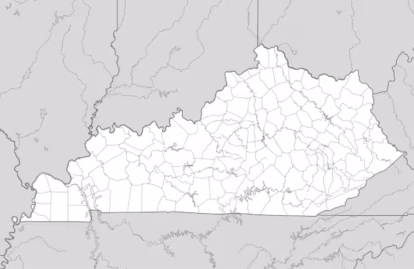 kentucky state map