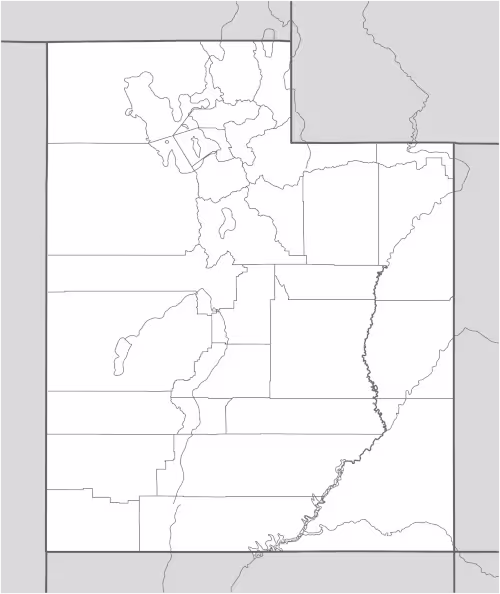 mapa de utah