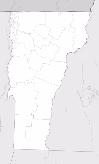 mapa estado vermont