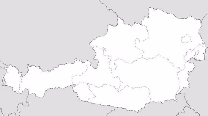 map of austria