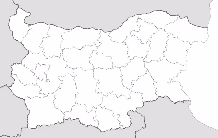 map of bulgaria