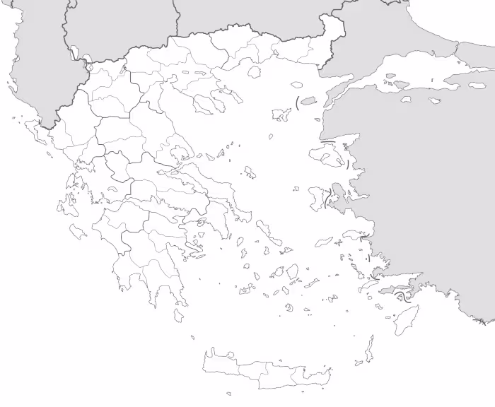 map of greece