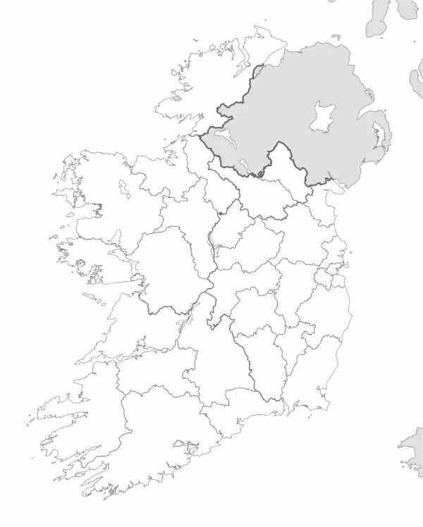 map of ireland