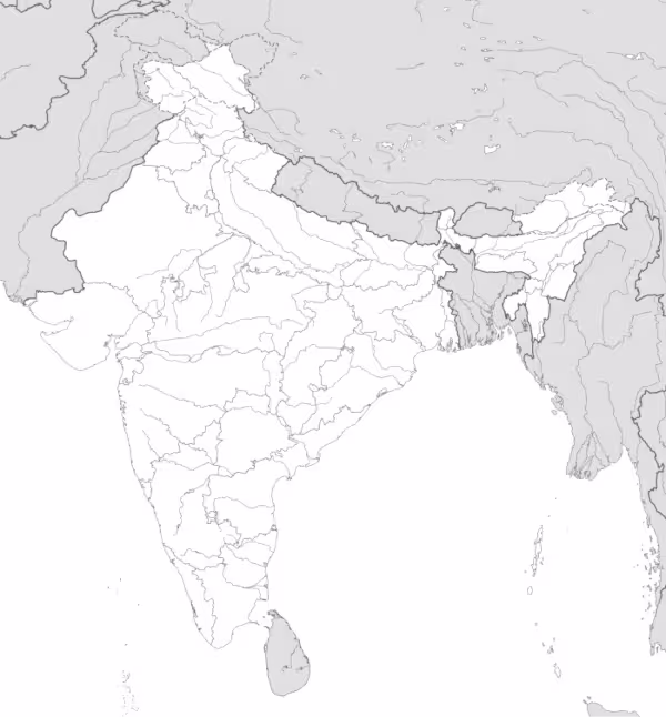 map of india