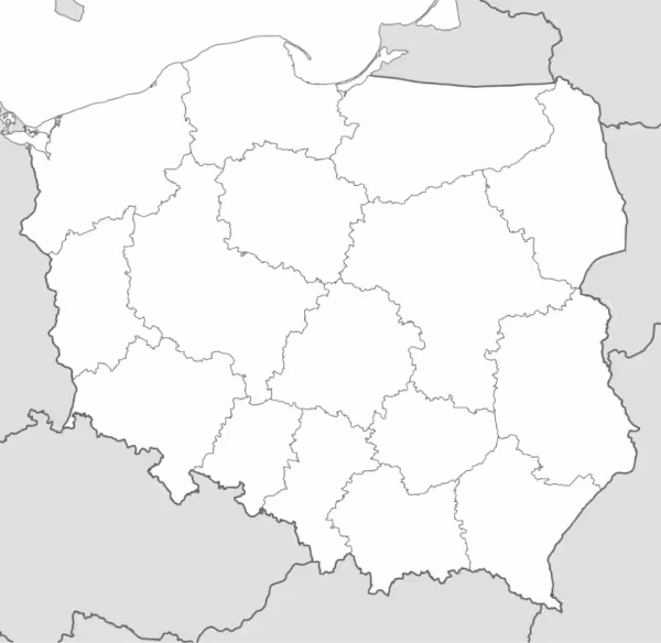 map of poland
